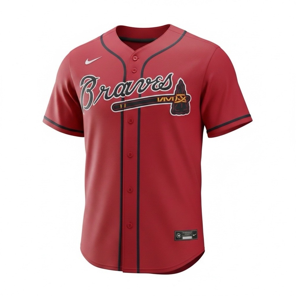 Nike Atlanta Braves #28 Matt Olson jersey in red M